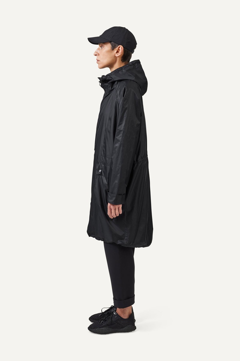 Nomen Nescio 154D Loose Parka - Black