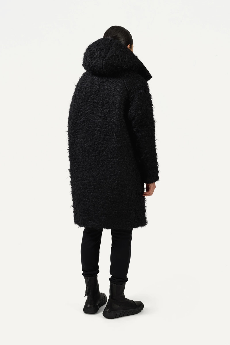 Nomen Nescio 156B Furry Coat - Black