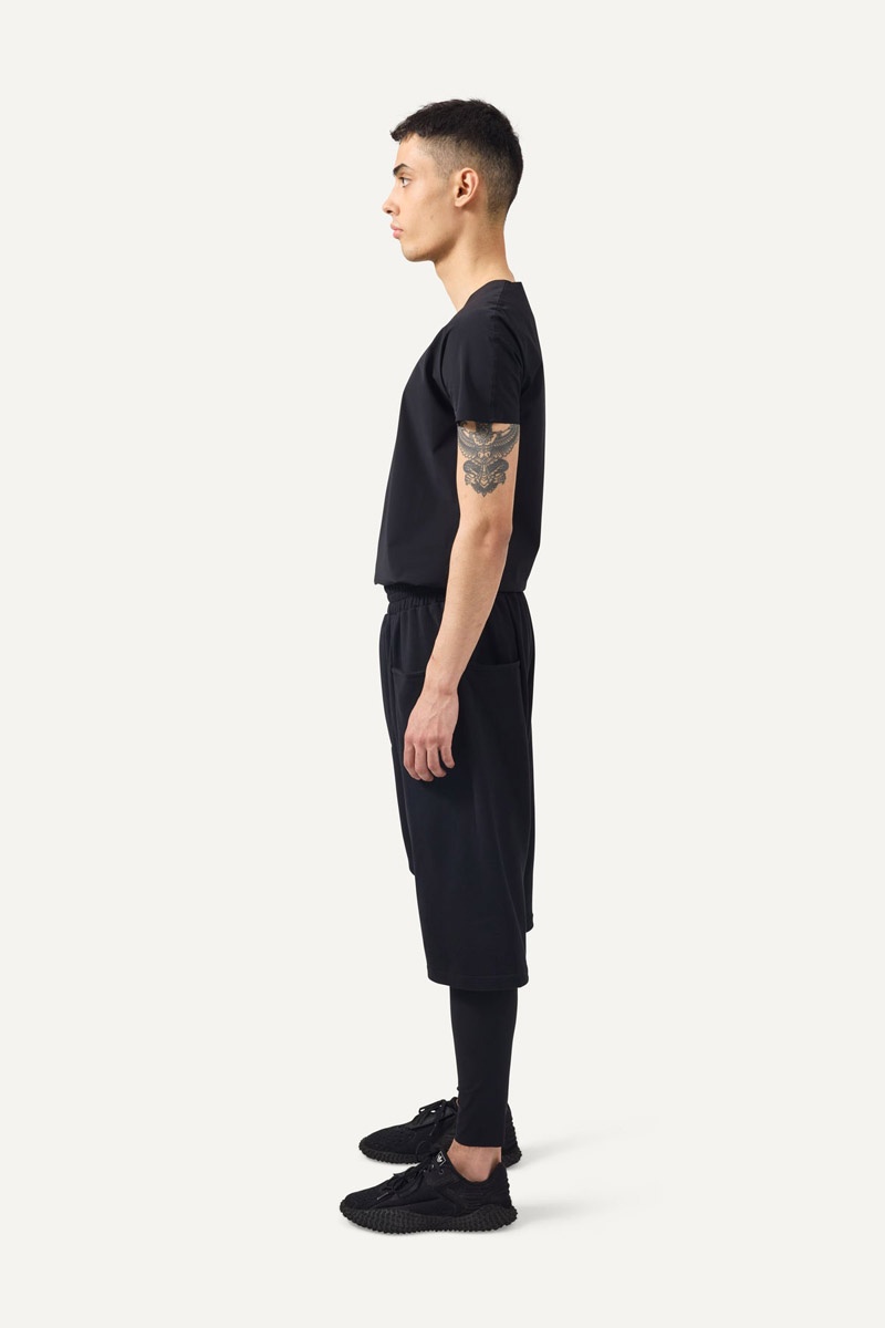 Nomen Nescio Boxy Shorts - Black