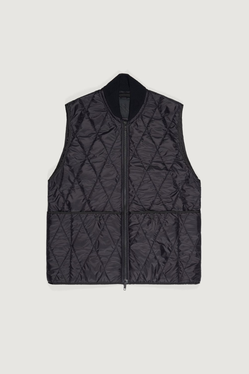 Nomen Nescio Light Quilted Vest - Black