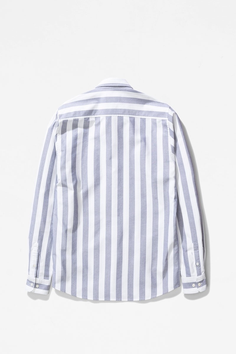 Norse Projects Anton Oxford - Navy Stripe