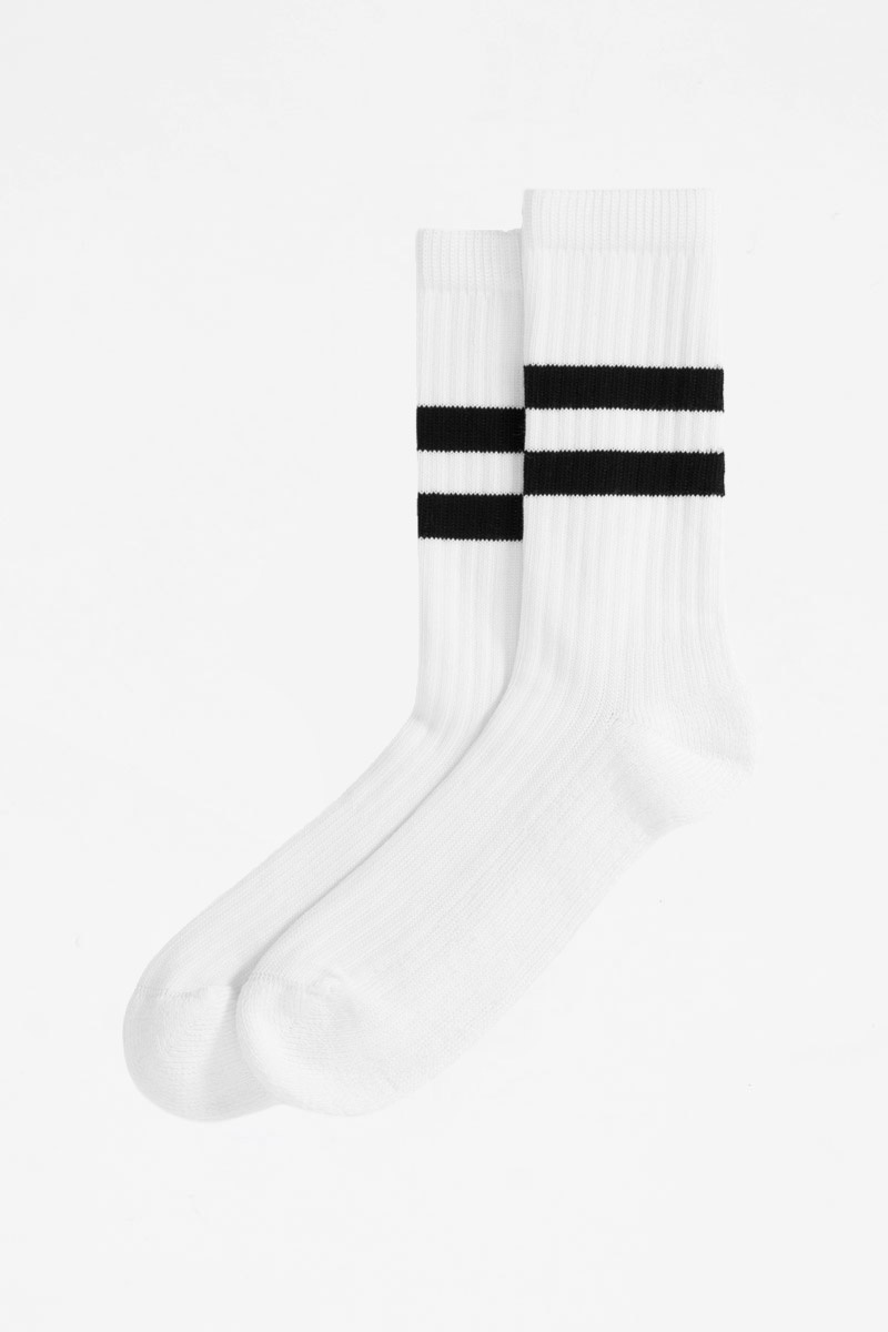Norse Projects Bjarki Cotton Sport Sock - Black