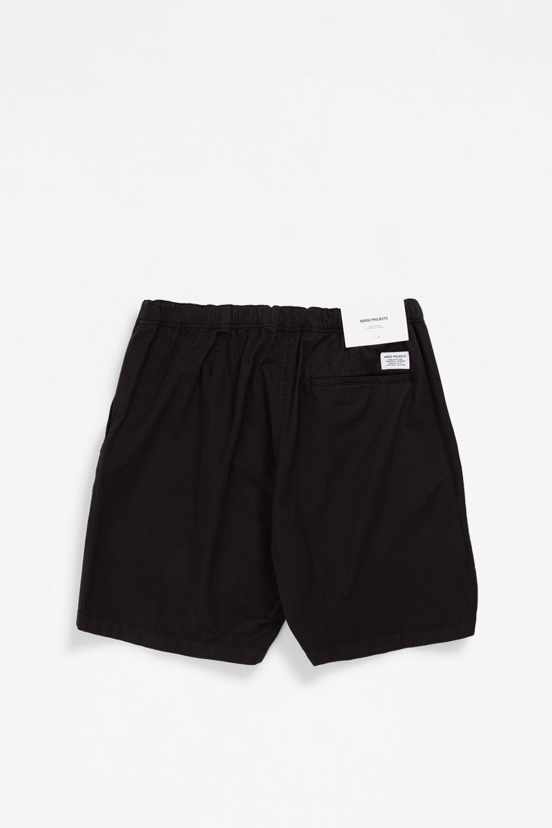 Norse Projects Ezra Light Twill Shorts - Black