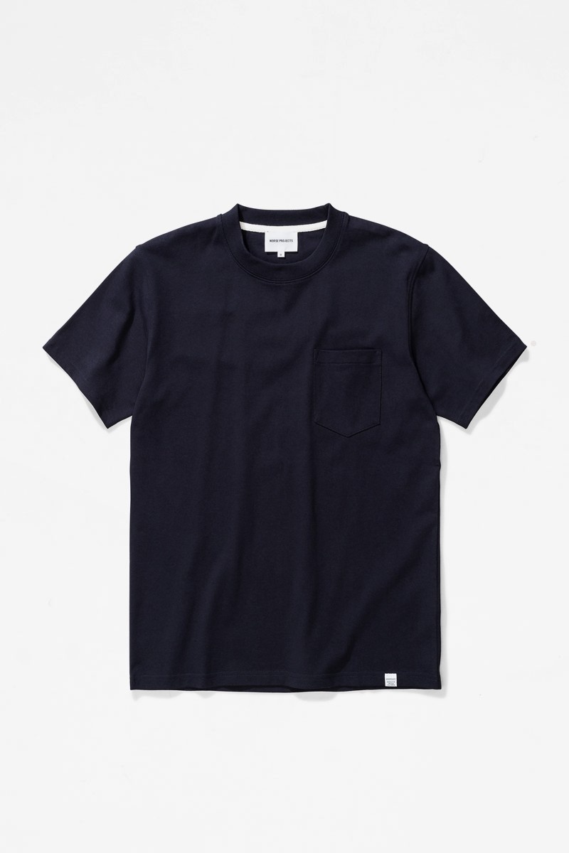 Norse Projects Johannes Pocket SS - Dark Navy
