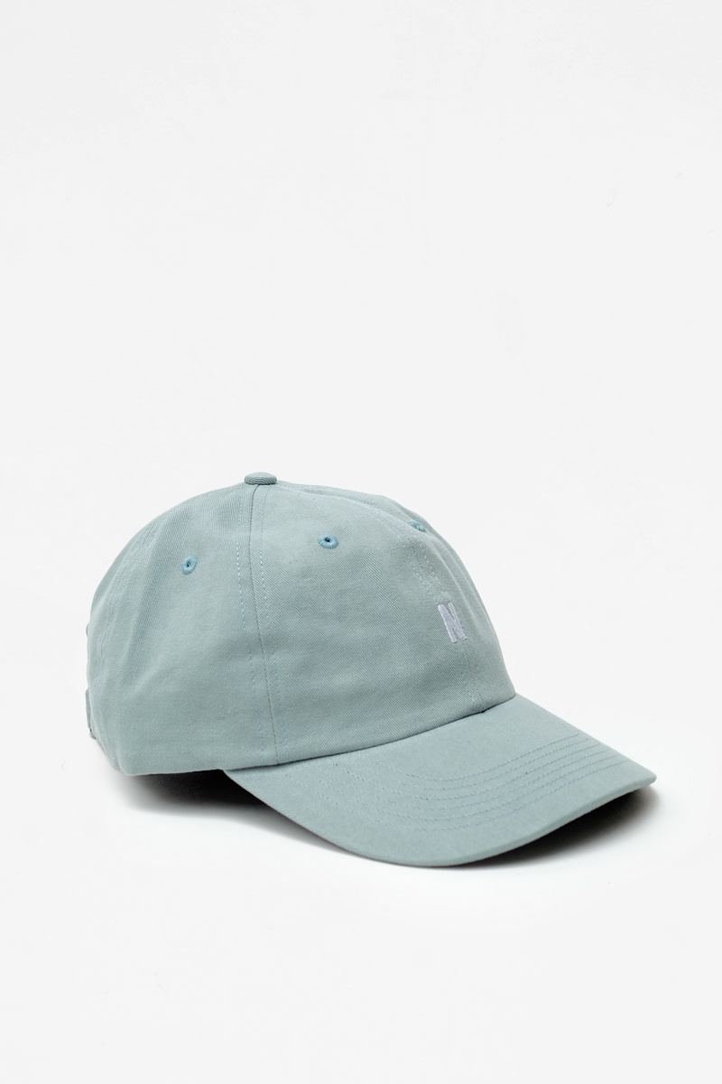 Norse Projects Twill Sports Cap - Mineral Blue