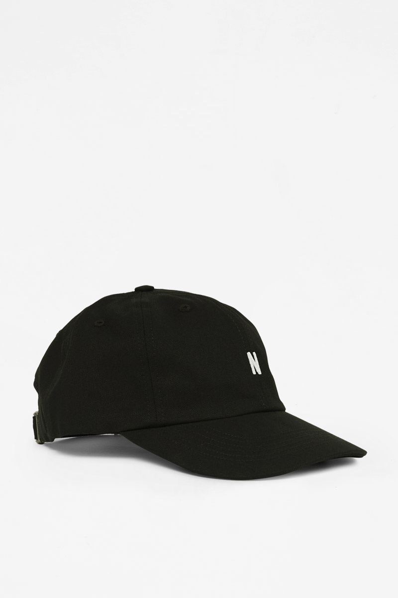 Norse Projects Twill Sports Cap - Black