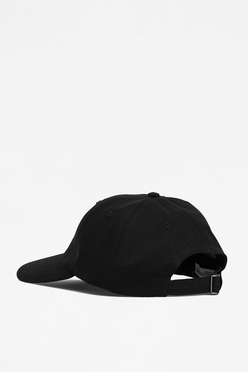 Norse Projects Twill Sports Cap - Black