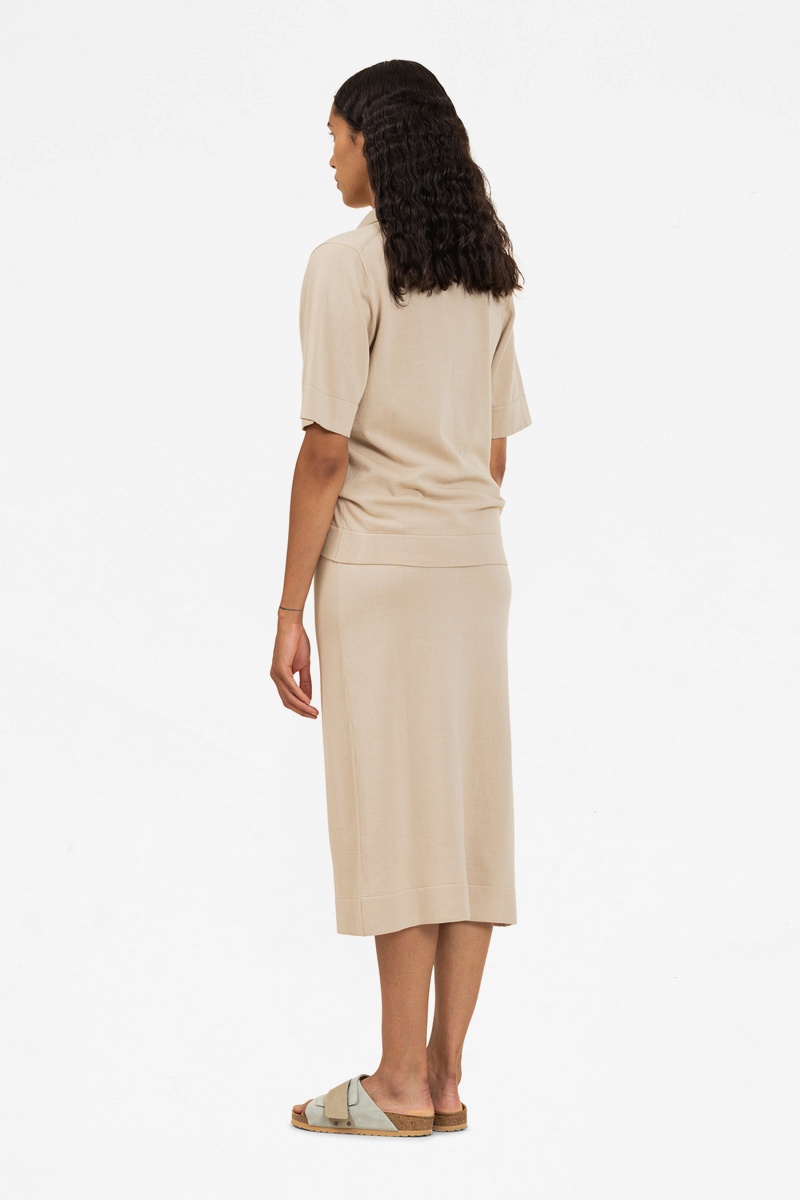 Norse Projects W Irma Dry Cotton - Limestone