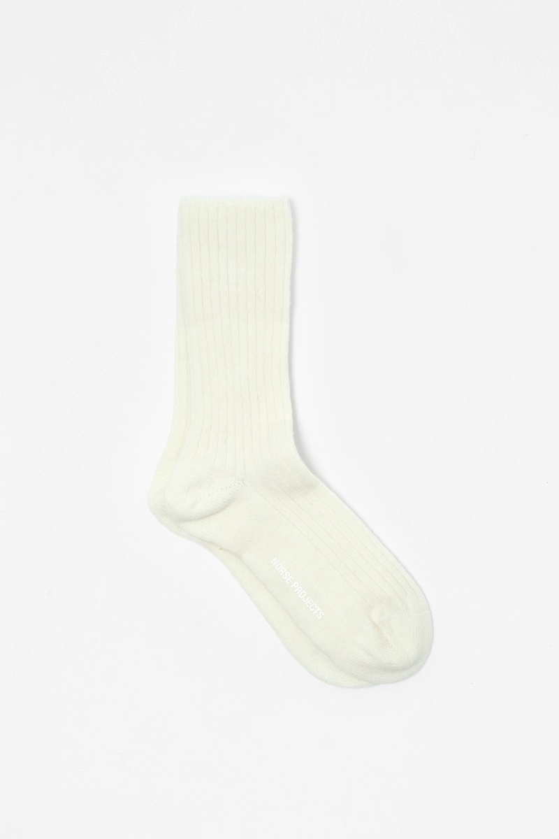 Norse Projects W Siggy Wool Long - Ecru
