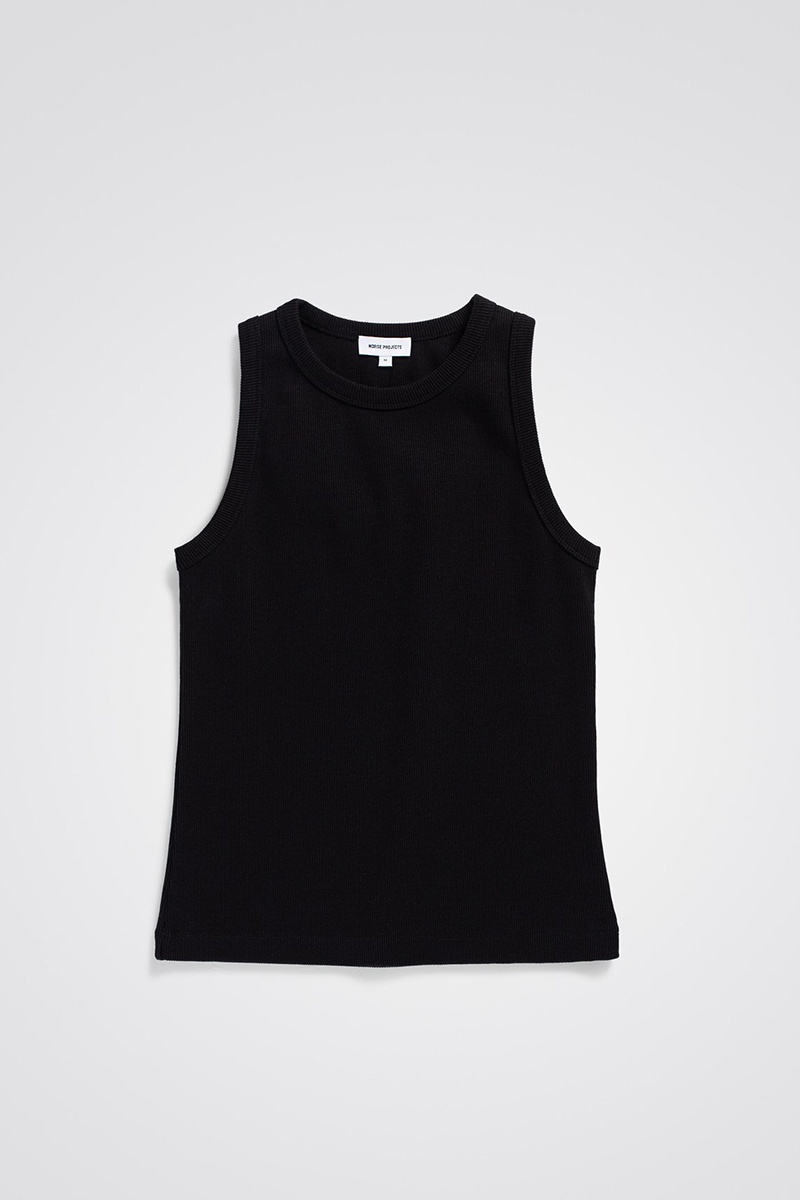 Norse Projects W Nova Rib Top - Black