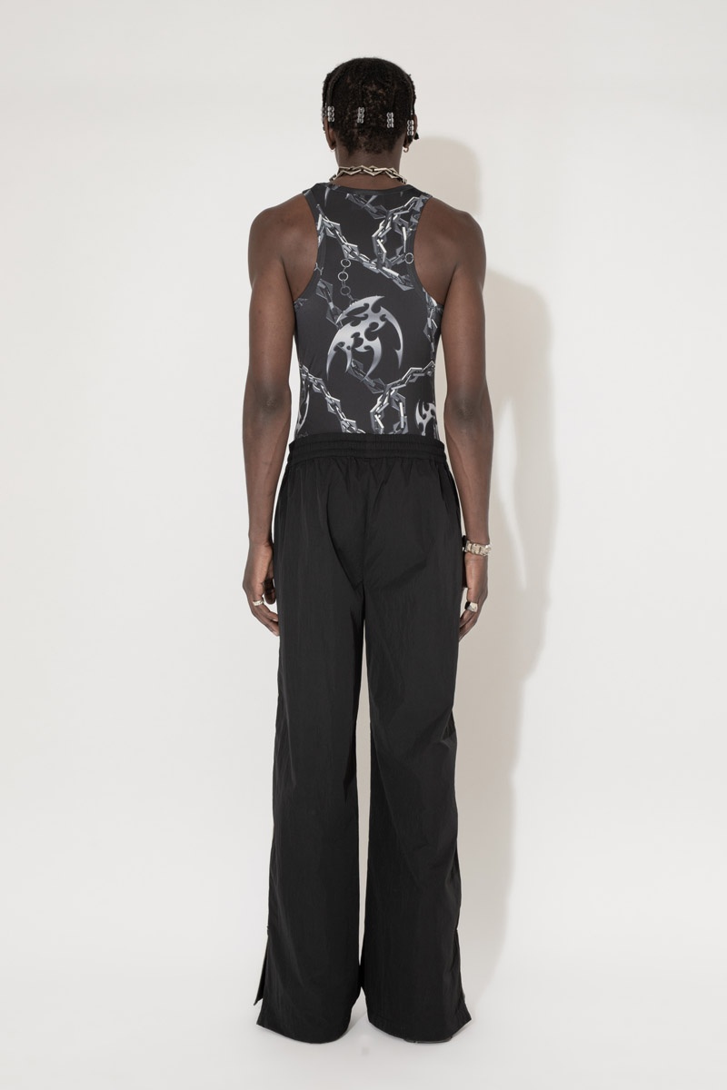 Han Kjobenhavn Nylon Oversized Track Trousers - Black