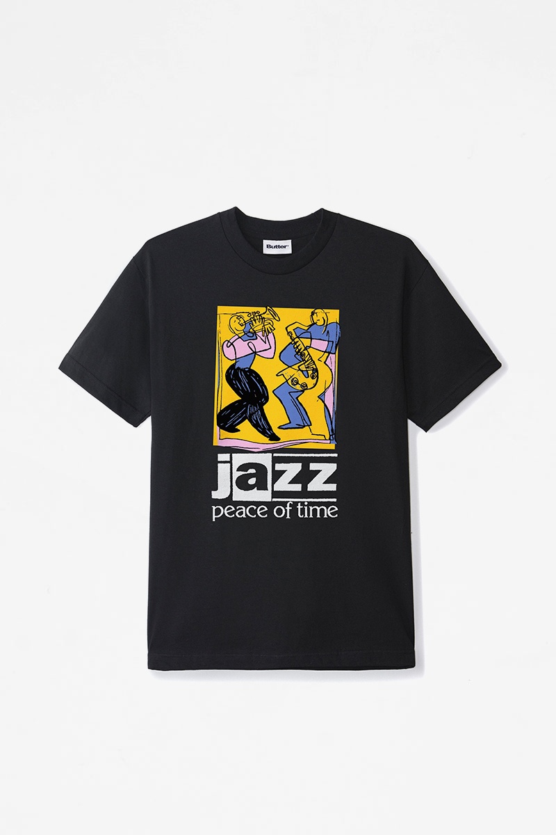 Butter Goods Peace Of Time Tee - Black