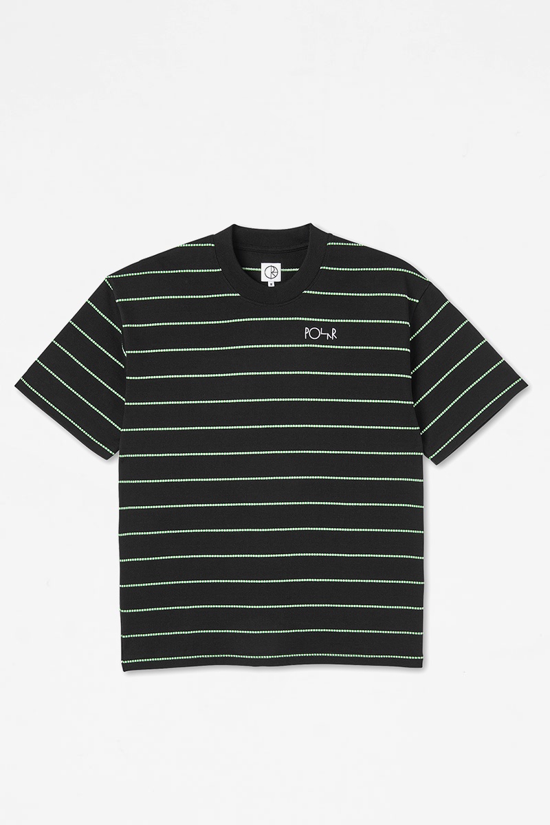 Polar Skate Co. Checkered Surf Tee - Black