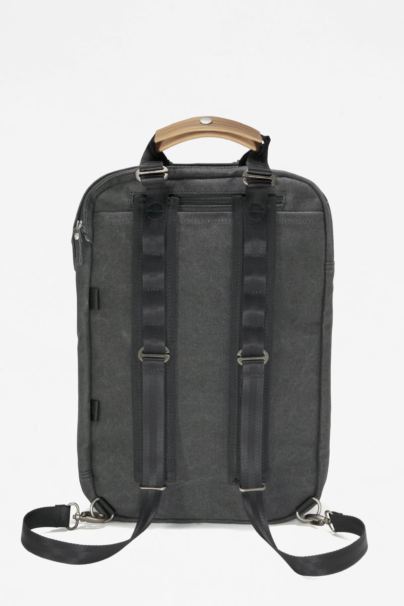 Qwstion Daypack - Organic Washed Black Qwstion Daypack - Organic Washed Black
