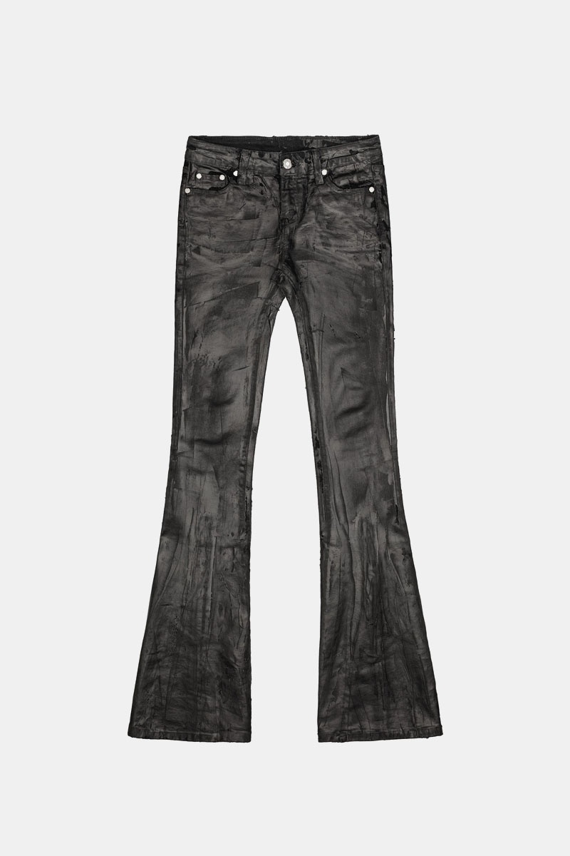 Racer Worldwide Doll Core Flared Wax Jeans