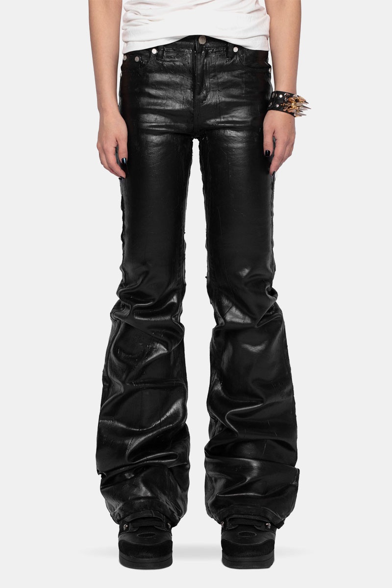 Racer Worldwide Doll Core Flared Wax Jeans