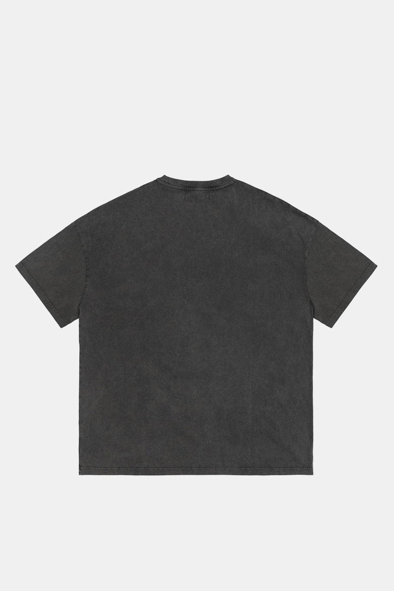 Racer Worldwide Washed Black Oversized Tee