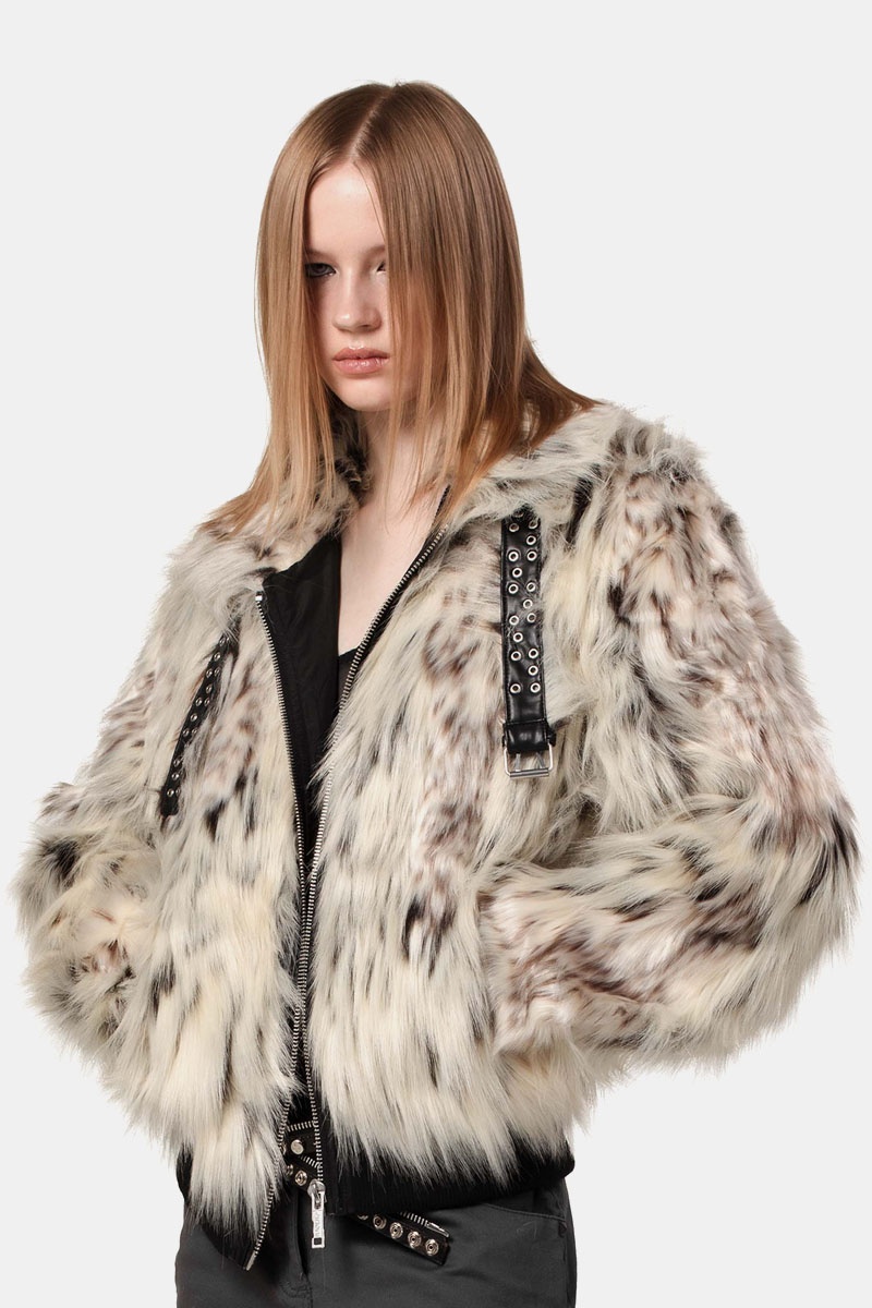 Racer Worldwide Snow Lynx Fur Bomber | Reede
