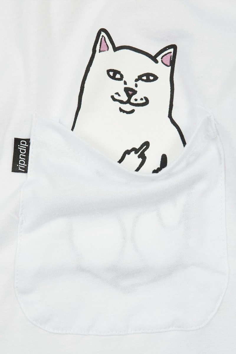 Ripndip Lord Nermal Pocket Tee - White