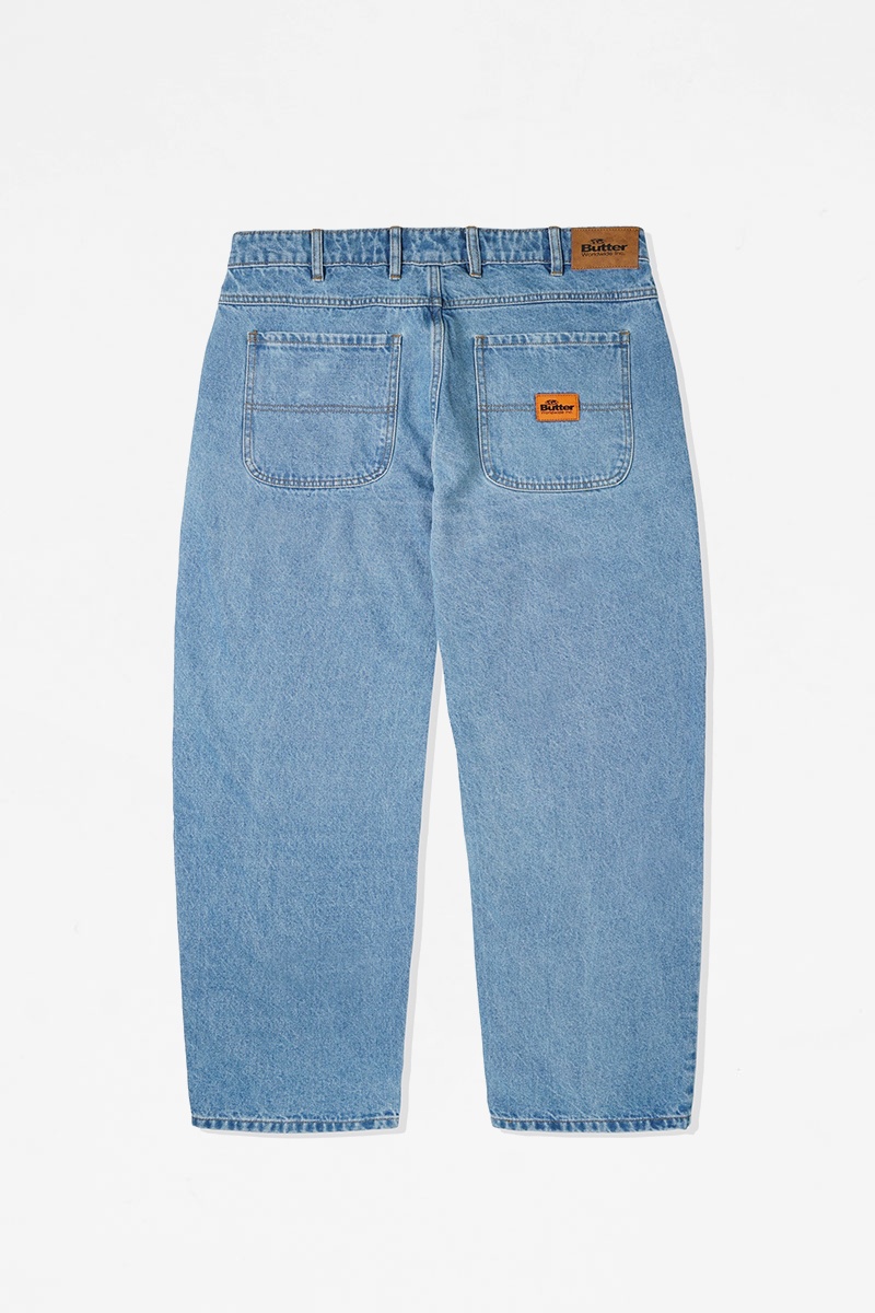 Butter Goods Santosuosso Denim Pants - Washed Indigo