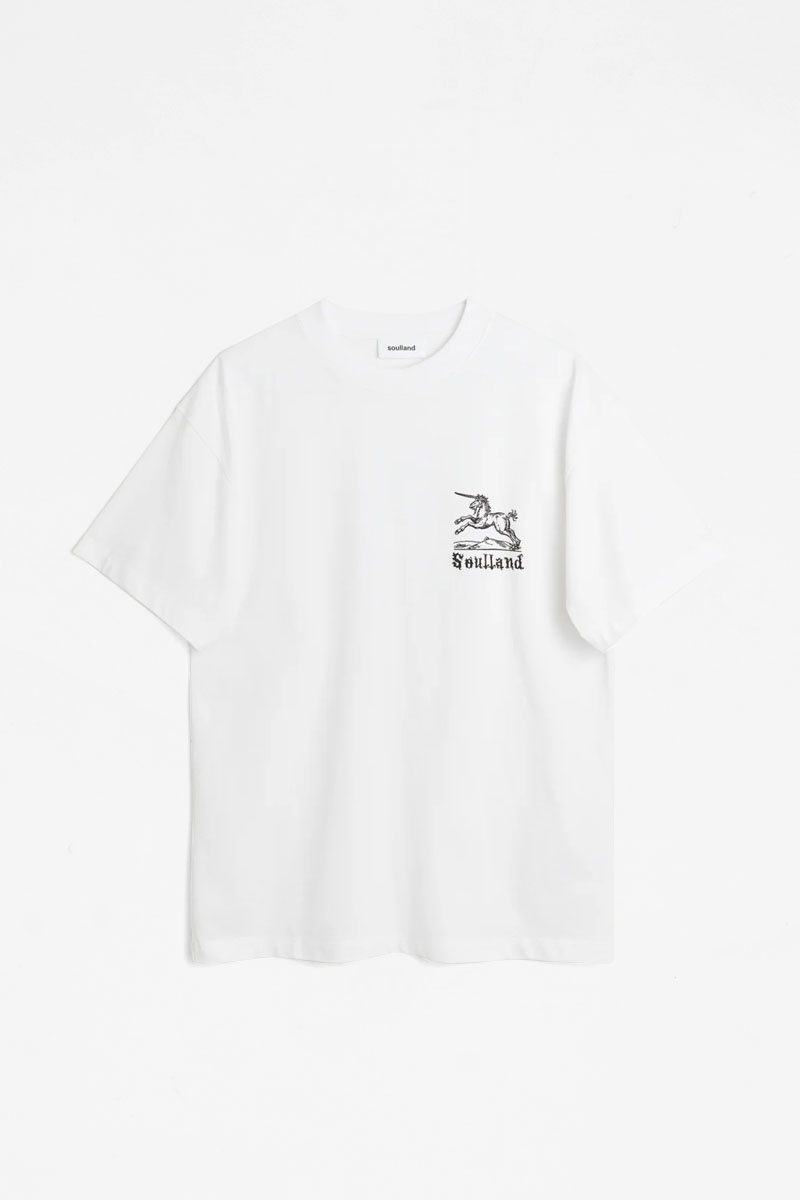 Soulland Kai Unicorn Tee - White
