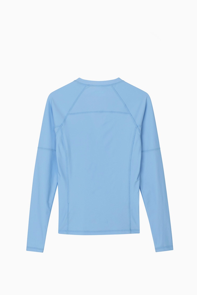 Soulland W Anna Swim Top - Light Blue