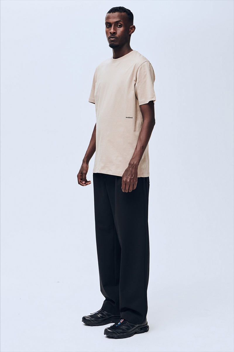 Soulland Coffey Tee - Beige