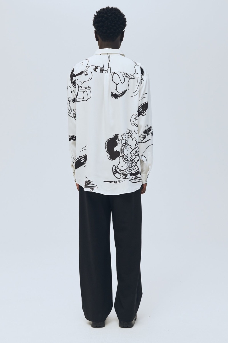Soulland x Peanuts Damon Snoopy Shirt - White