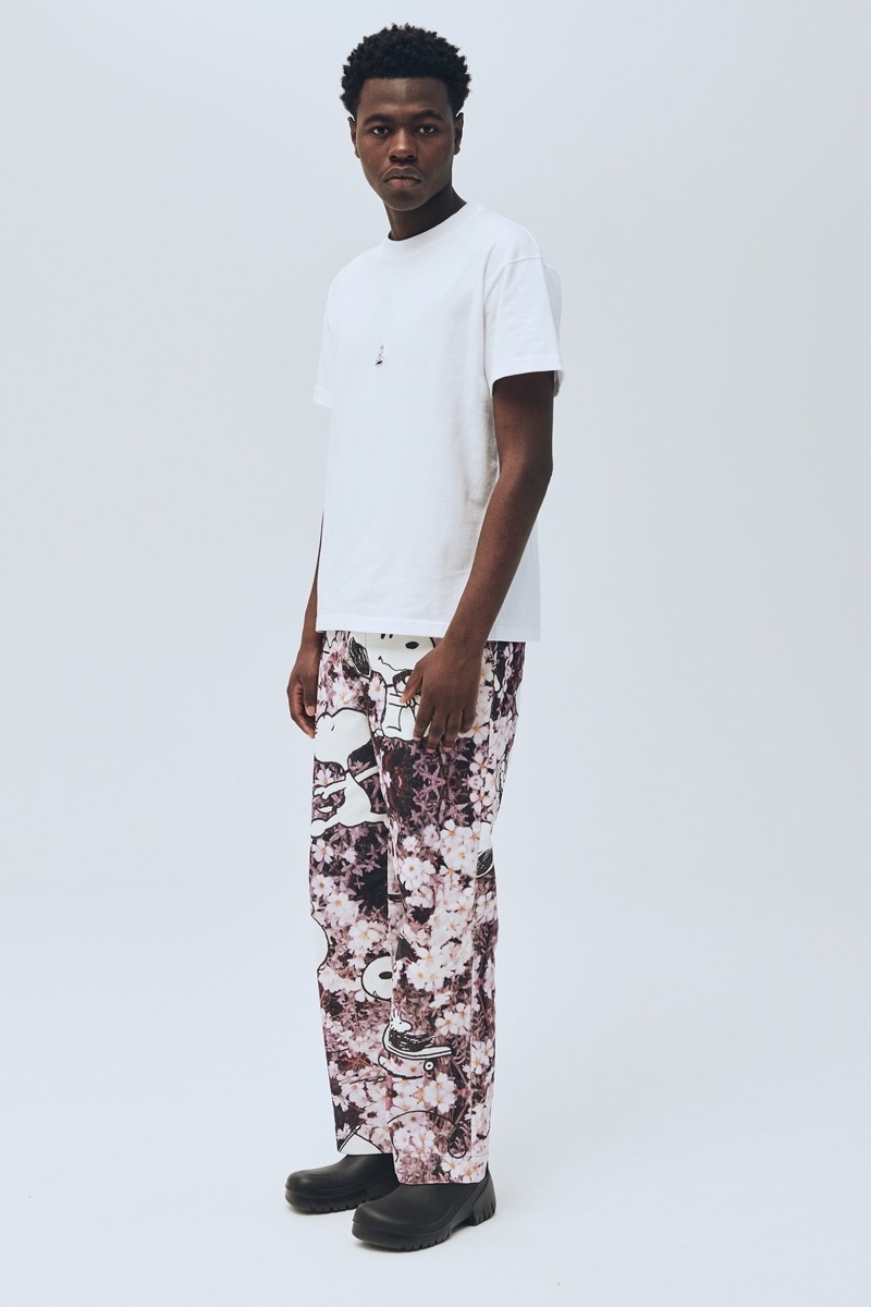 Soulland x Peanuts Snoopy Skateboard Tee - White