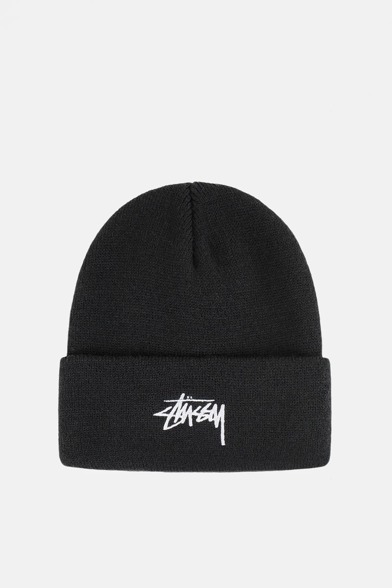 Stussy Stock Cuff Beanie - Black