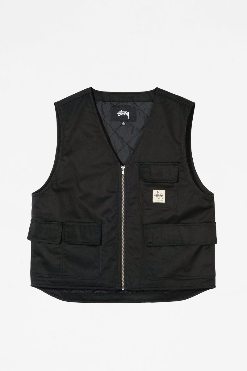 Stüssy Insulated Work Vest - Black