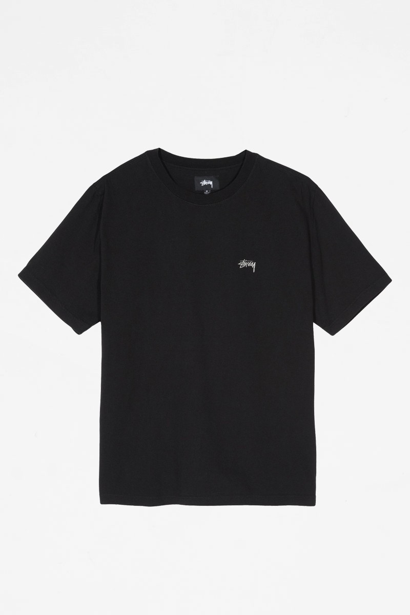 Stussy Stock Logo SS Crew - Black