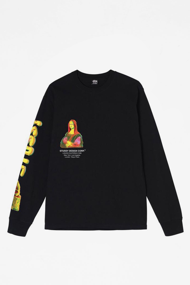 Stussy Gallery LS Tee - Black