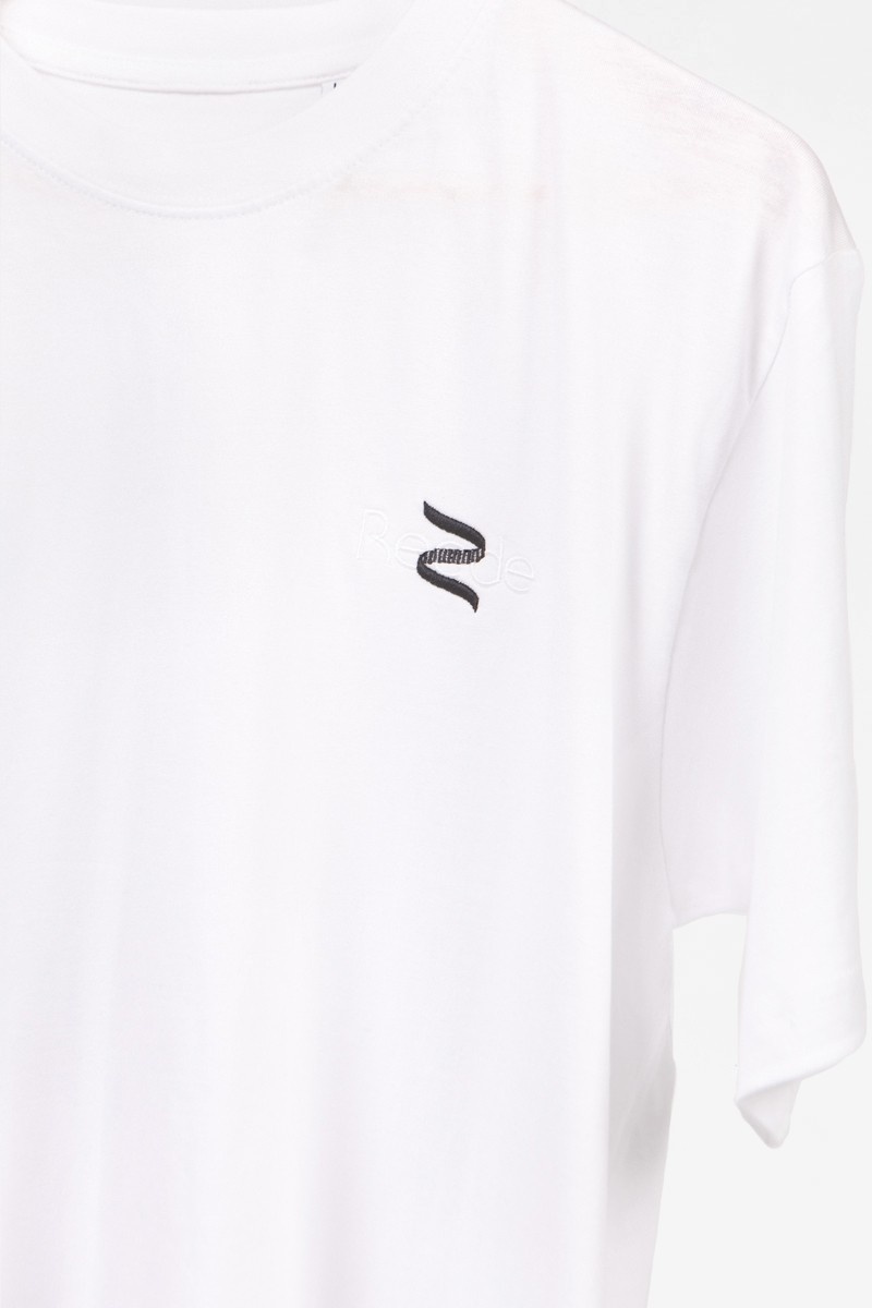 Reede Flag Applique Tee - White