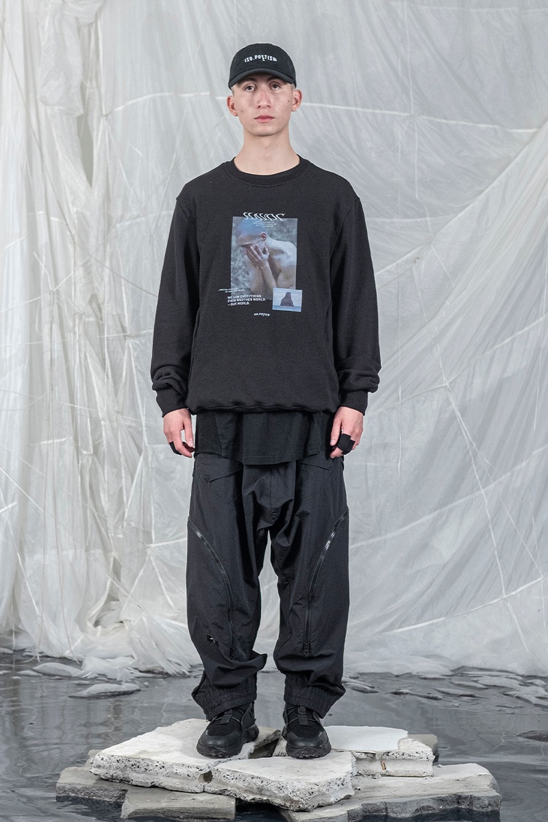 SW13G1_ Edgaras Sweat - Black RD