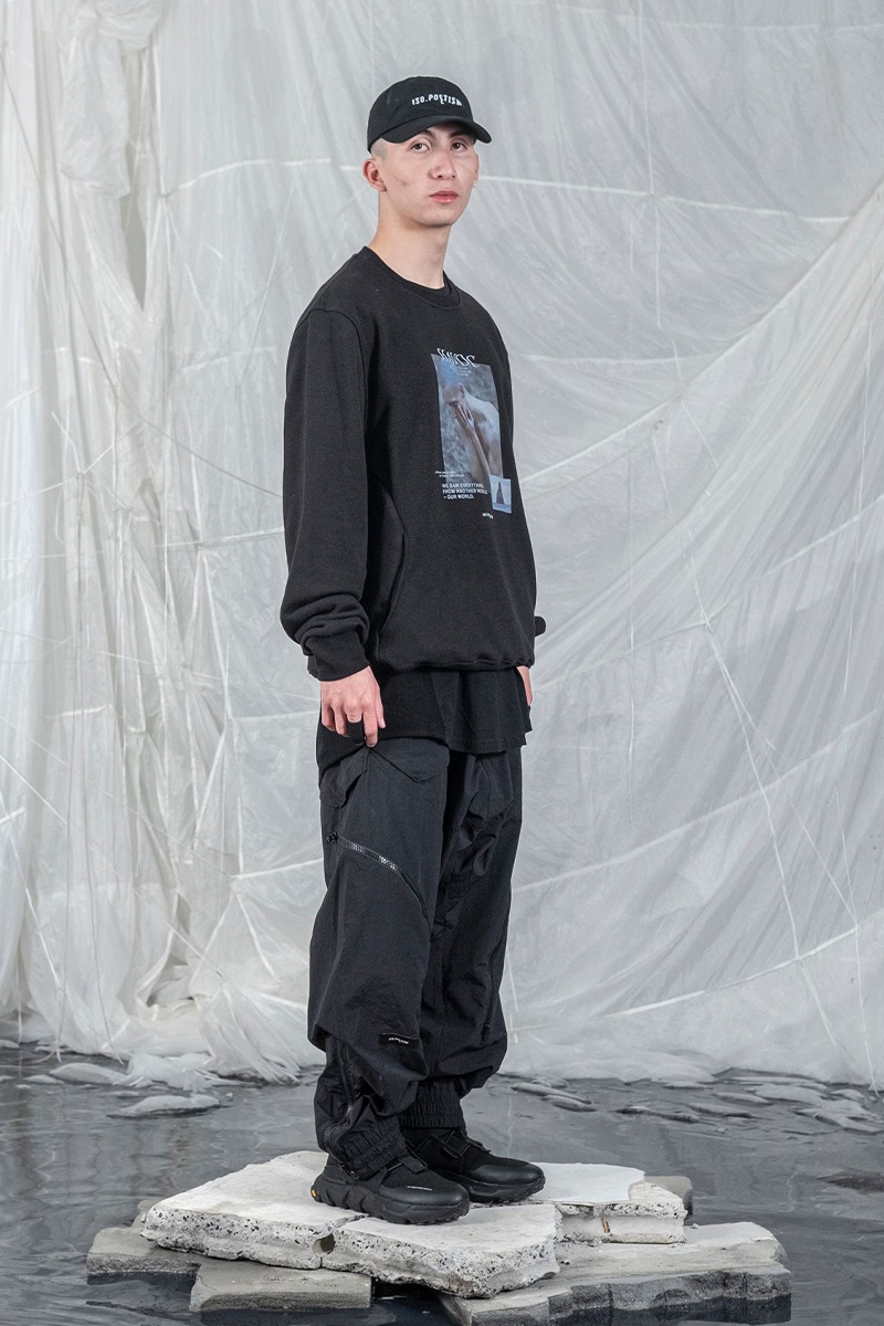 SW13G1_ Edgaras Sweat - Black RD