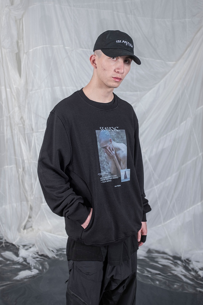 SW13G1_ Edgaras Sweat - Black RD