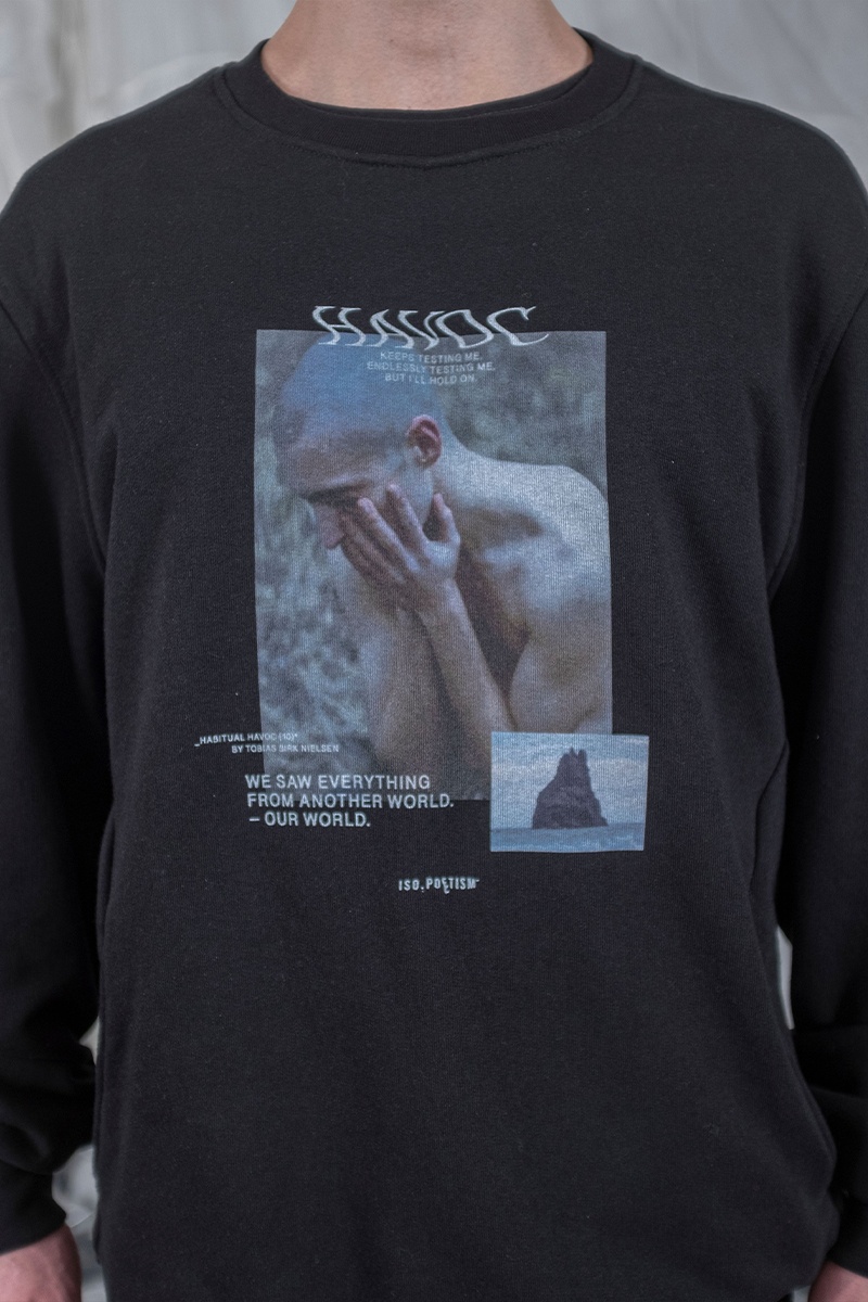 SW13G1_ Edgaras Sweat - Black RD