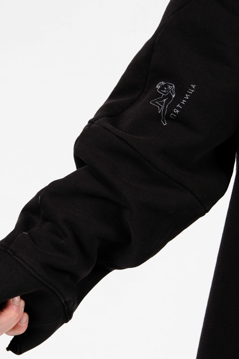 TTSWTRS Tattooed Sweatshirt Pogoda - Black