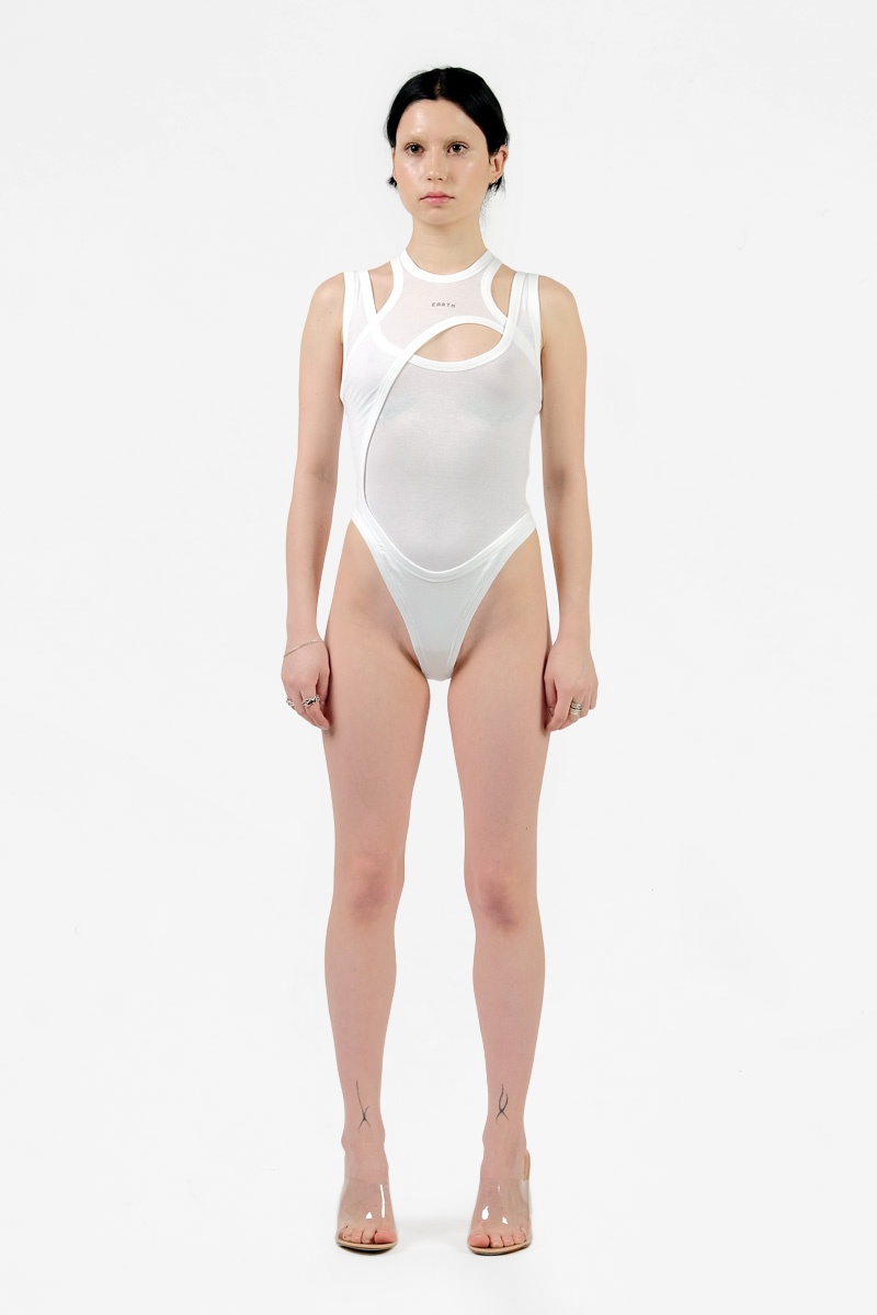 TTSWTRS Rib Bodysuit - White