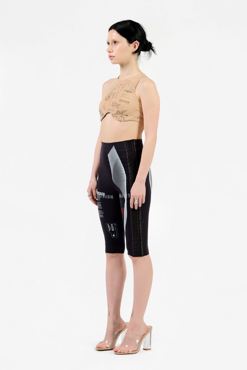 TTSWTRS Short Leggings Human - Black