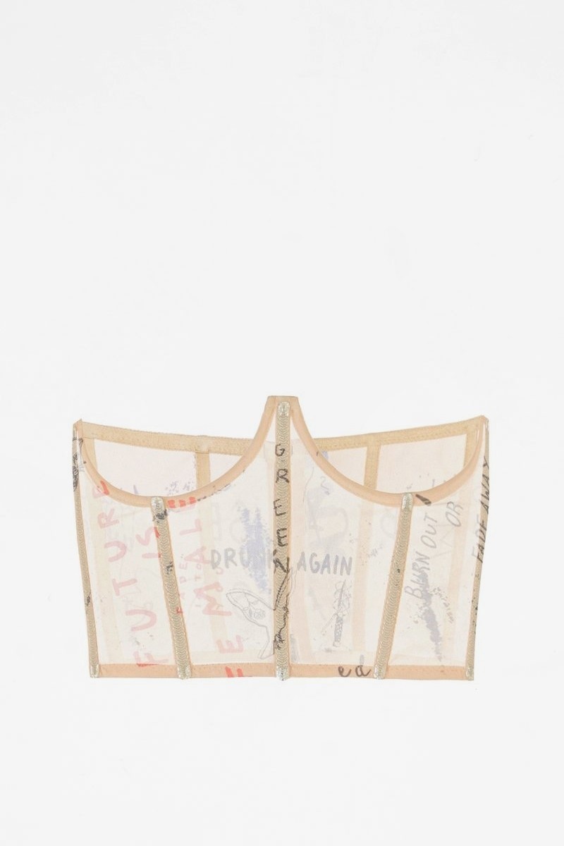 TTSWTRS Mesh Corset Berlin - Beige