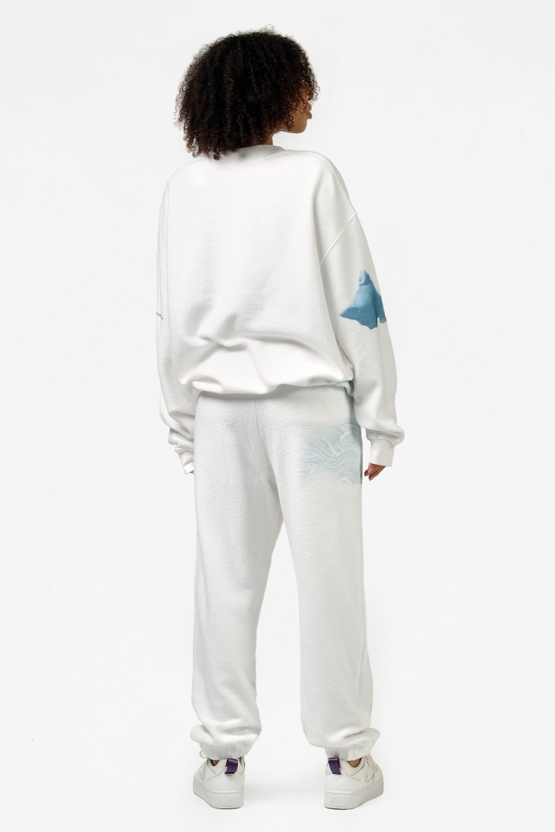 TTSWTRS Sweatpants Je Suis H2O - Milk White
