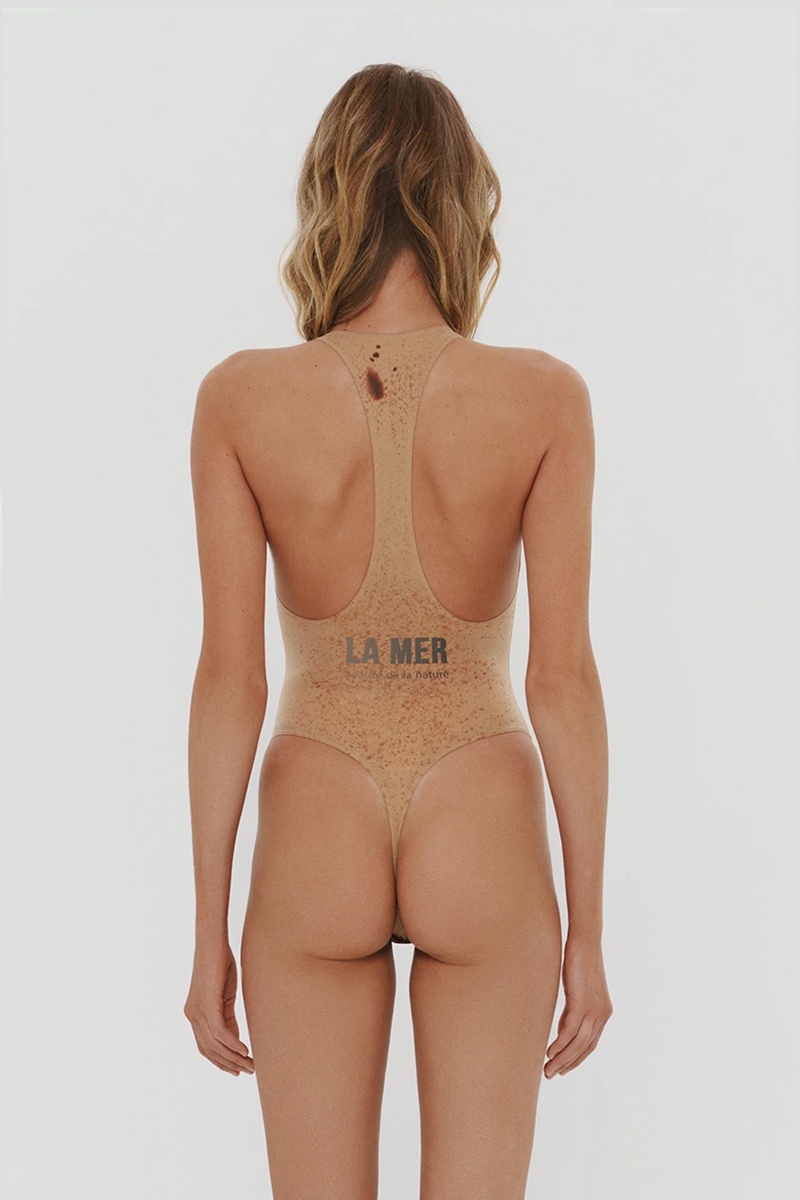 TTSWTRS Bodysuit With Freckles - Beige