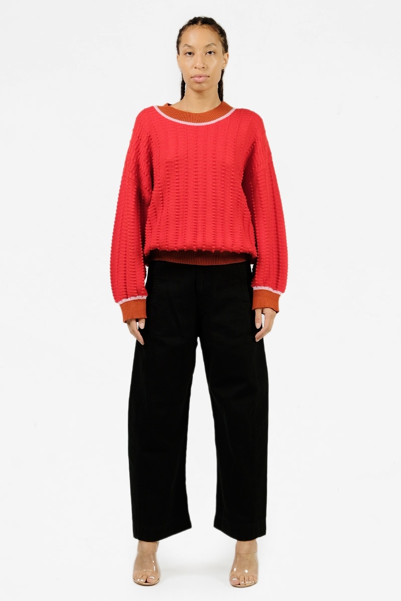 Henrik Vibskov W Sponge Denim Pants - Black