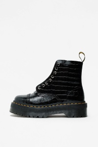 Dr. Martens Sinclair Patent Croc Emboss - black | Reede